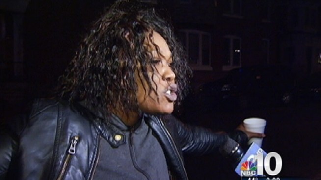 A woman questioned by police admits she was present during a tire slashing spree in West Philadelphia but claims she has nothing to do with it.