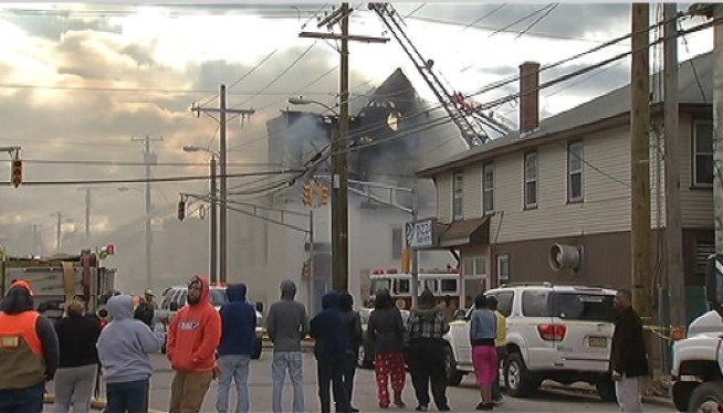 A 3-alarm fire damaged the In His Presence Worship Center in Millville, Cumberland County. Firefighters say high winds caused the flames to spread quickly. NBC10's Claudia Rivero has the story.