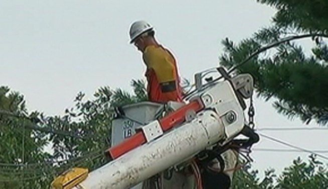 Power is out for the fourth day for just under 37,000 Atlantic County residents. NBC10's Doug Shimell spoke to residents on Longwood Avenue that say everyone on their street got power back, but them.