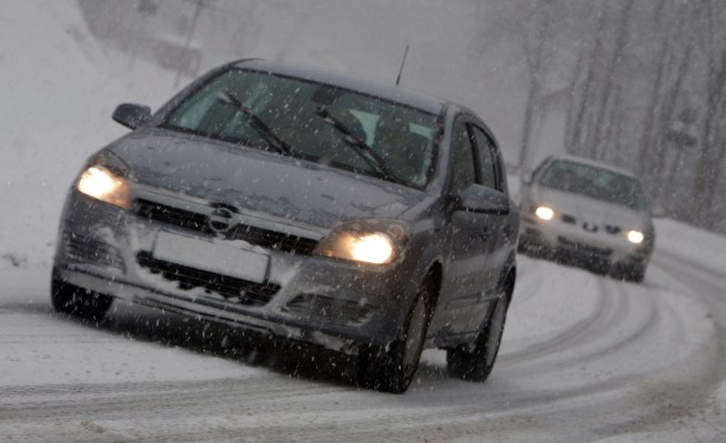 Roads Slippery as Rain, Snow, Sleet Move Out