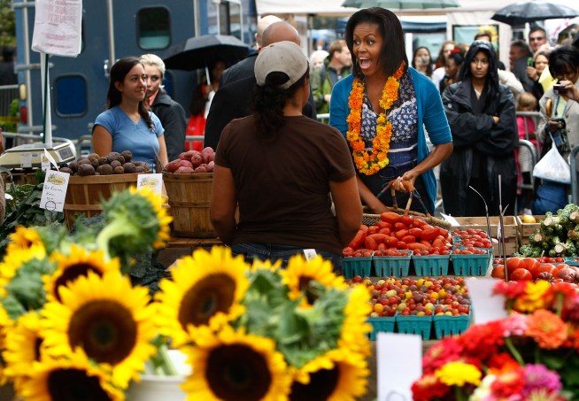 A farmers market controversial for closing a downtown street brings locally grown fresh food to the city.