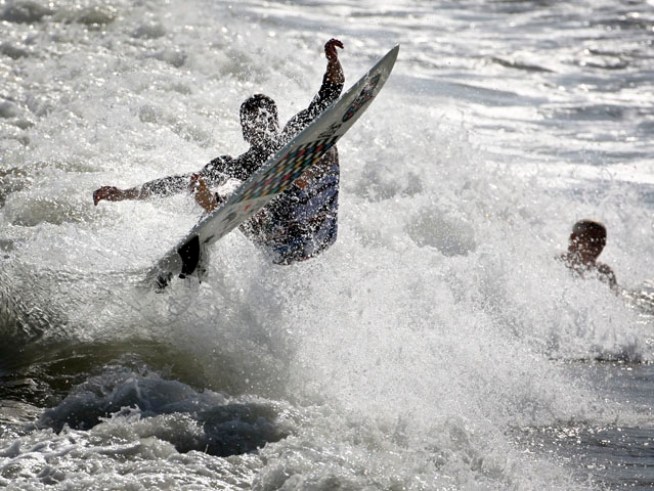 Slick Roads, Rough Surf Saturday