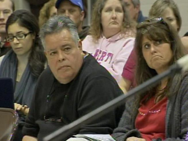 Parents of students in the Boyertown Area School District held a meeting on school bullying on Tuesday.