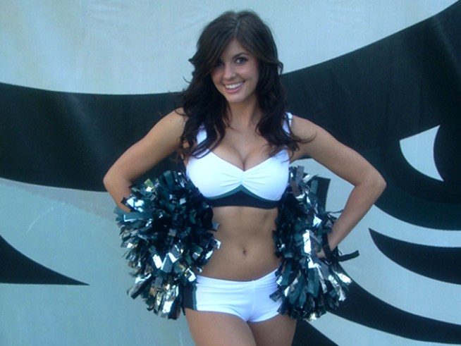 Get on the Field With an Eagles Cheerleader