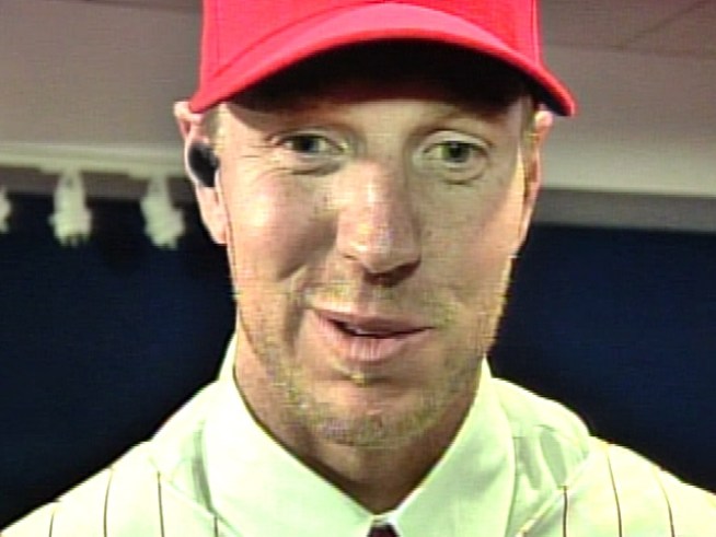 Roy Halladay slipped on his No. 34 jersey Wednesday and immediately talked about what's most important -- winning.
