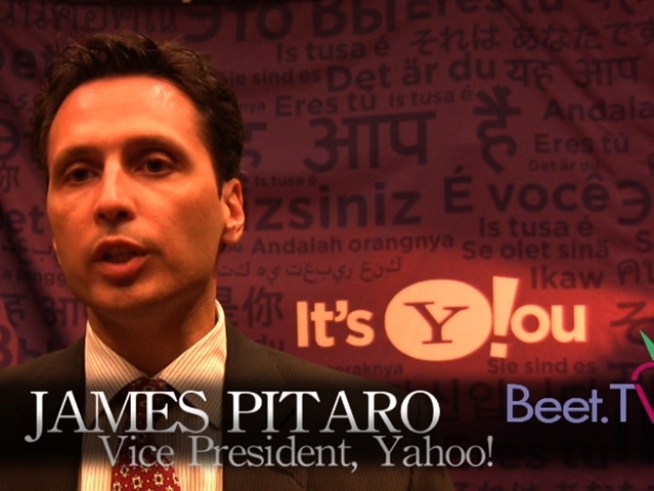 Yahoo! has a checkered history with original entertainment content. The Web giant famously tried and failed to make a splash in Hollywood when it hired television programmer Lloyd Braun.Now, the Sunnyvale, California Internet giant is trying again, and this time Yahoo! appears to have a more methodical and circumspect approach to Web-centric programming.Beet.TV caught up with Yahoo's  VP of Media Jimmy Pitaro in New York during Advertising Week.He told us the company is looking to invest in short-form, original content that meets a specific audience need.  Presently, 10% of Yahoo's video programming is original and that will increase, he says.Translation: Yahoo has abandoned the quest for the big, broad hit and is instead focused on reaching particular audiences within news, TV, finance, and other areas. The company will also license existing content, develop new material and hire bloggers and writers, Pitaro said.