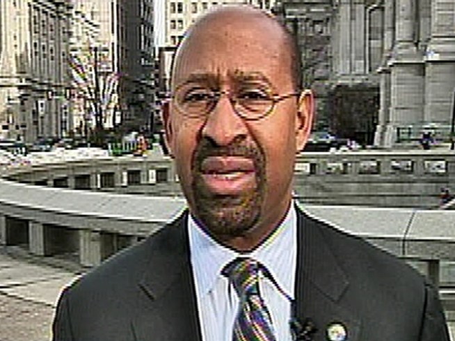 Mayor Michael Nutter explains his budget proposals for taxing trach and soda.