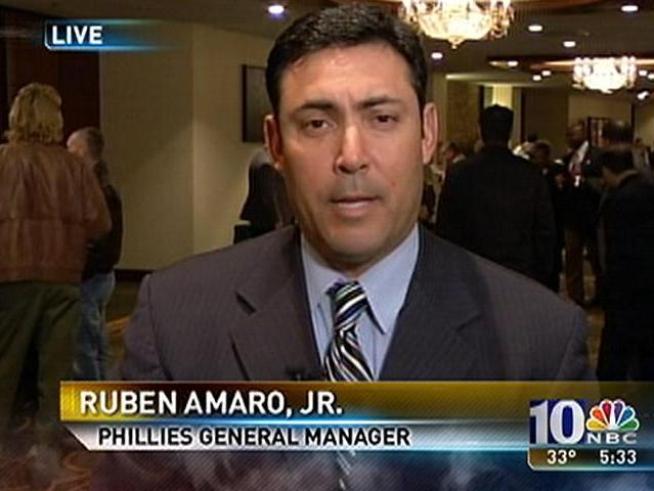 Live interview with Phils' GM Ruben Amaro, Jr. focuses mostly on the team's pitchers for the 2010 season.