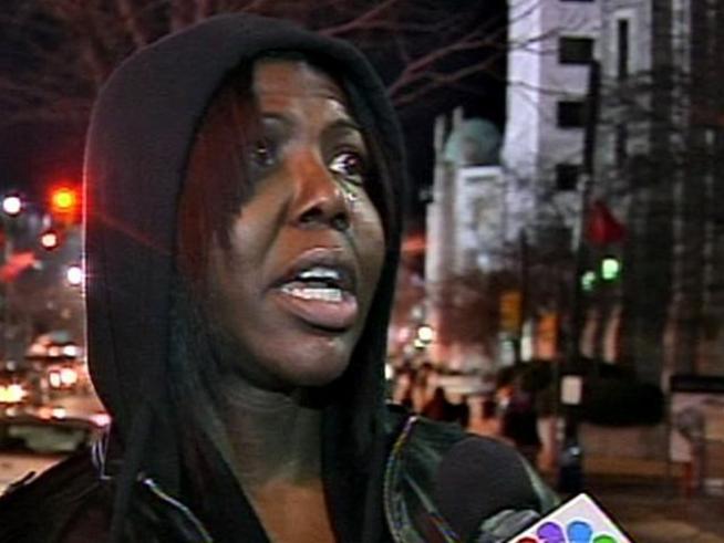 Woman describes the girl fight at Temple's Liacouras Center after an overcrowded cheerleading championship.