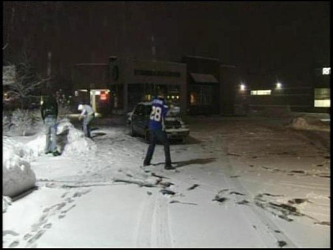 These guys decided to throw around a few snowballs in a <a title=