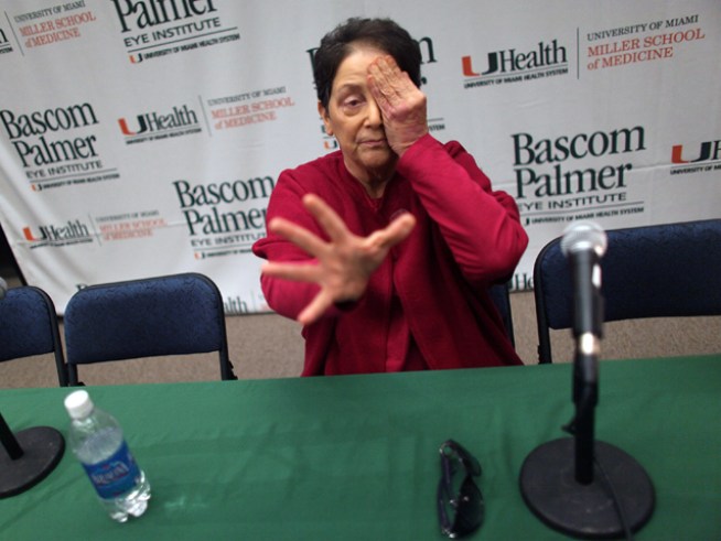 Miami Tooth Fairy Grants Blind Woman Sight