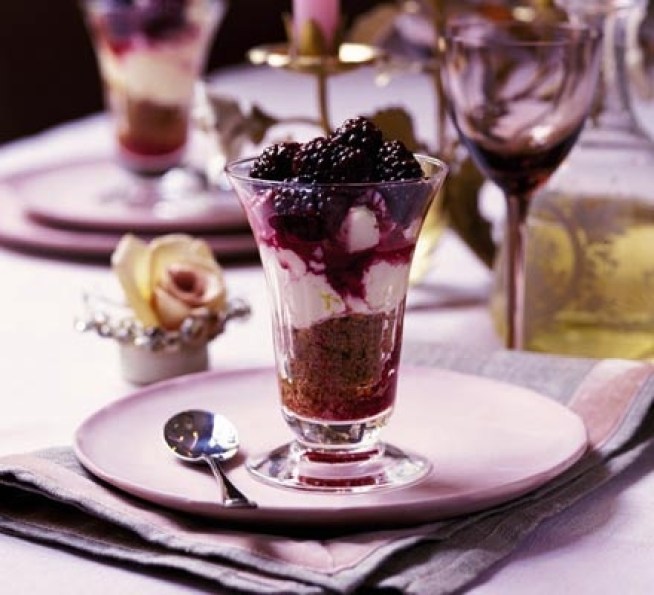 Lime Berry Cheesecake Mousse