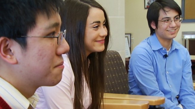 Every year, thousands of students across the county take the S.A.T.'s. Only a few hundred will achieve the coveted perfect score. But the hard work of 3 Upper Dublin High School students paid off, when they all scored perfectly on the test.