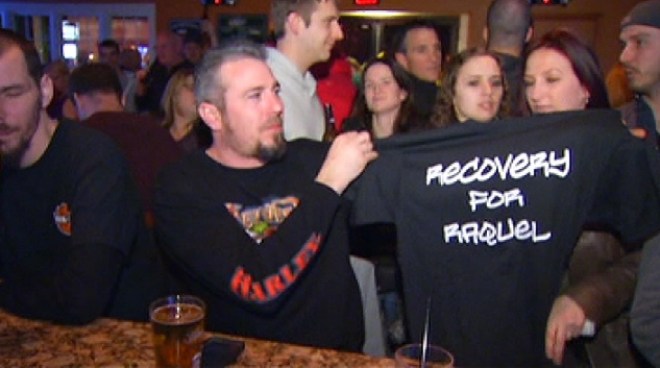 Friends, family and strangers came together Thursday night to raise money for Raquel Nunn. Nunn was badly hurt in a fire in Haddon Heights, N.J. on Saturday. A gas leak led to an explosion. NBC10's Chris Cato was there and talked to loved ones raising money to help Raquel.