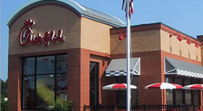 People Wait for Chick-fil-A Giveaway