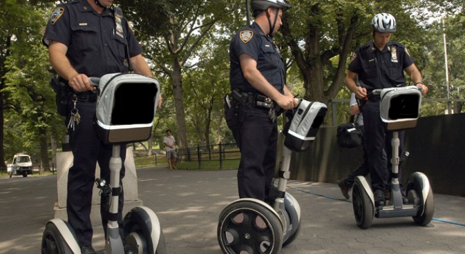 Cops Ditch Foot Patrol for New Wheels