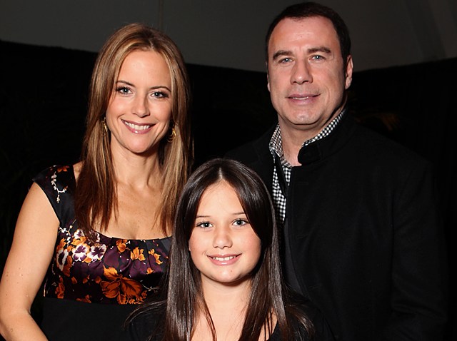 091109 John Travolta Kelly Preston daughter