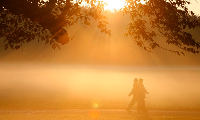 102708 Top News Photos Morning Walk
