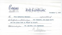 111119 gift certificate