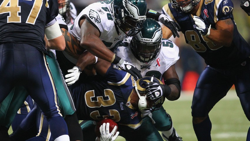 Eagles linebackers St. Louis Rams Tackle