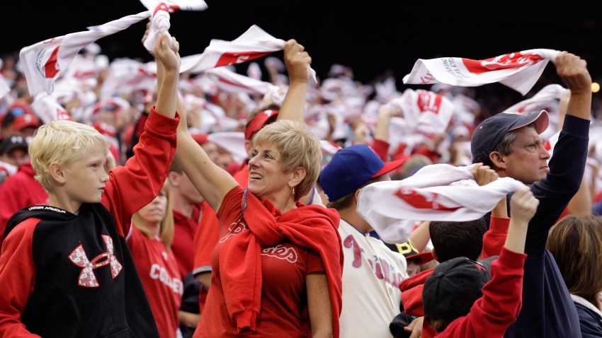 NLDS Phillies Fans Go Wild