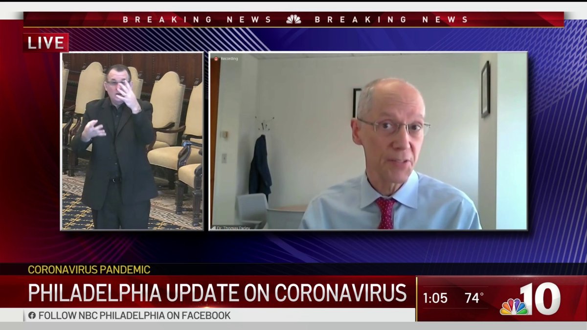 Dr. Farley 16,040 Confirmed Coronavirus Infections in Philly NBC10