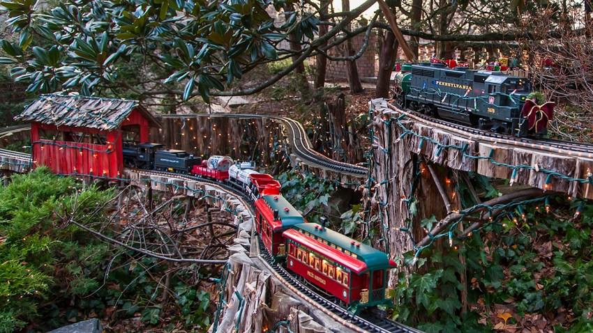 Morris Arboretum Holiday Garden Railway