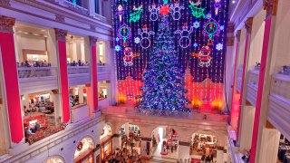 Christmas Light Show at Macy's in Center City
