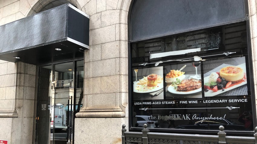 Exterior of former Morton's restaurant