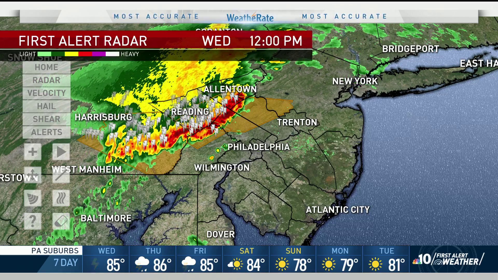 First Alert Severe Storms Nbc10 Philadelphia