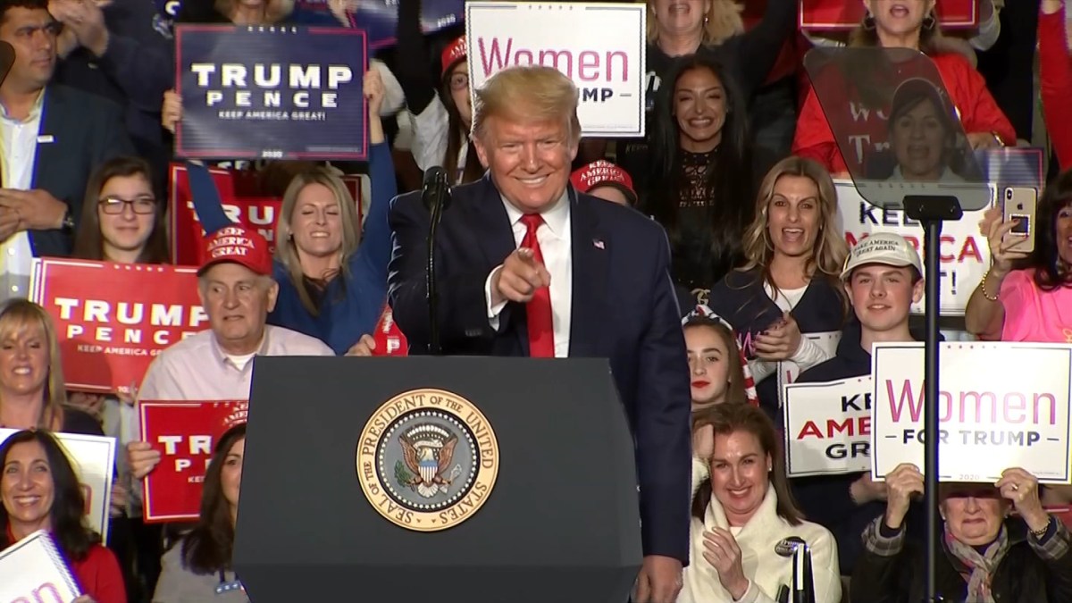 Trump Lands in NJ as Thousands Gather for Wildwoods Campaign Rally