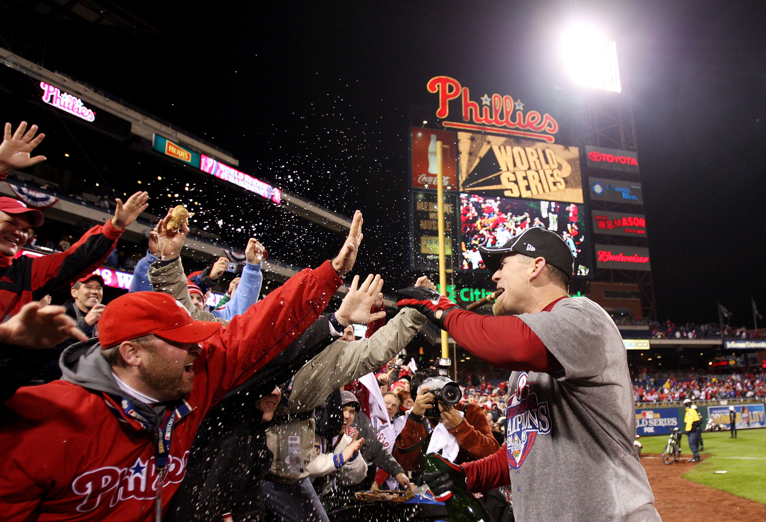Brad Lidge talks Phillies vs Braves, 2008 World Series stories