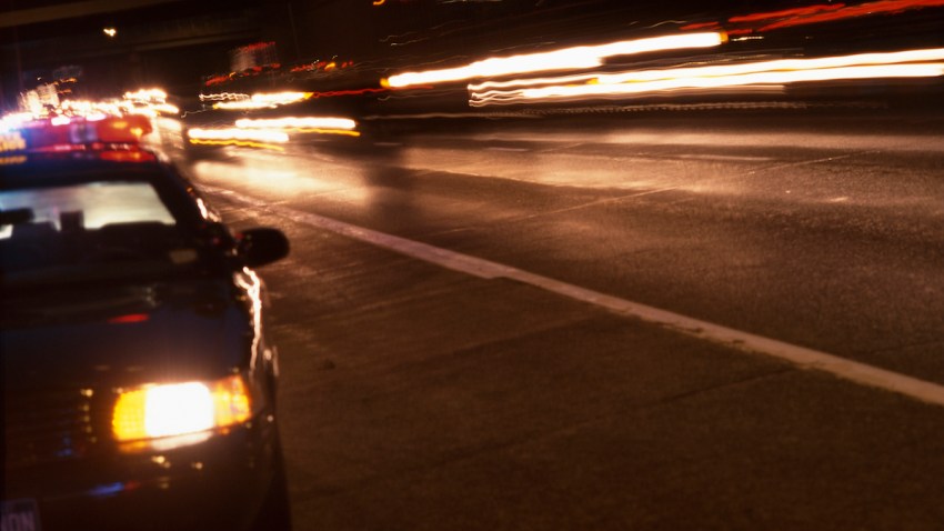 Police Chase Stock