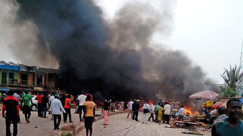 APTOPIX Nigeria Explosions