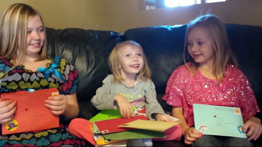 Dying Girl Christmas Cards