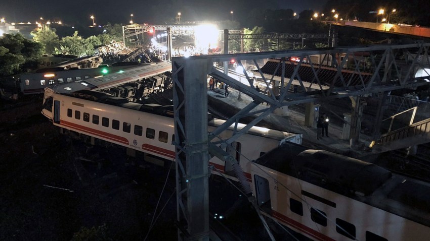 Taiwan Train Derailment