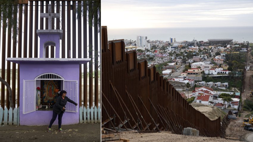 Border Wall View from Mexico