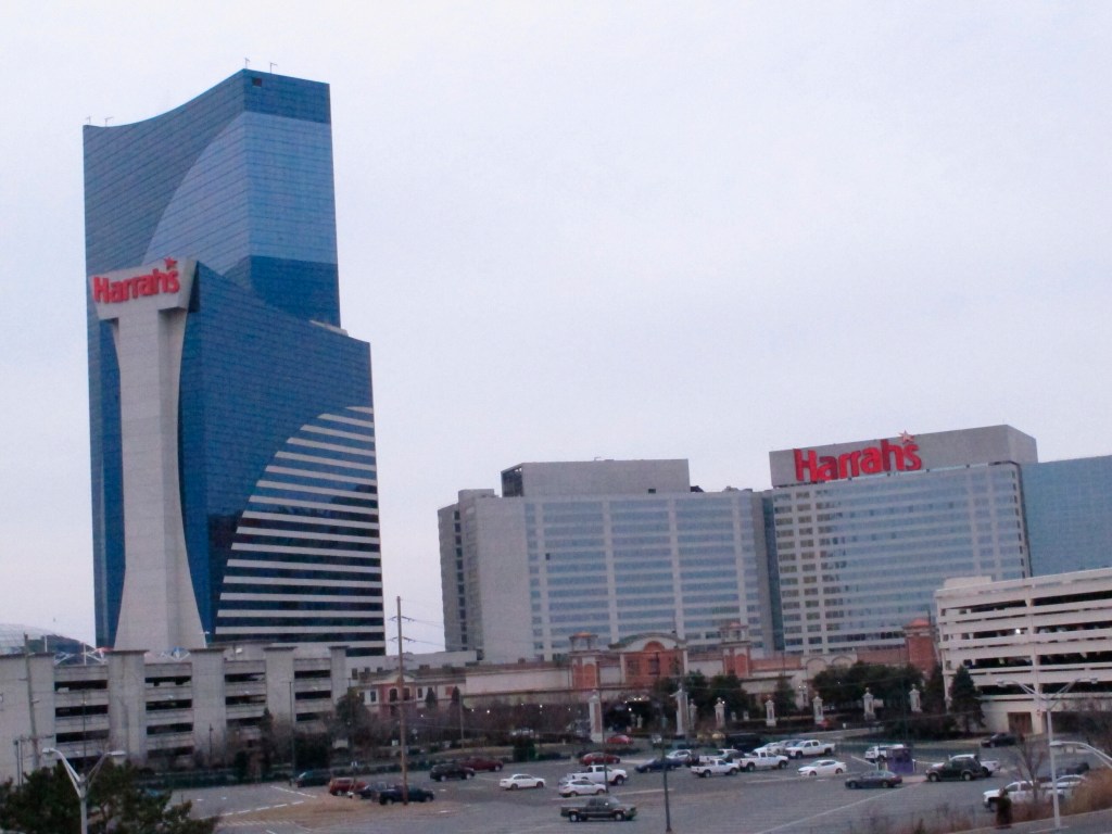 Harrah's Casino as seen in Atlantic City on Feb. 22, 2019, in New Jersey.
