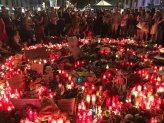 Barcelona Nighttime Vigil Wide