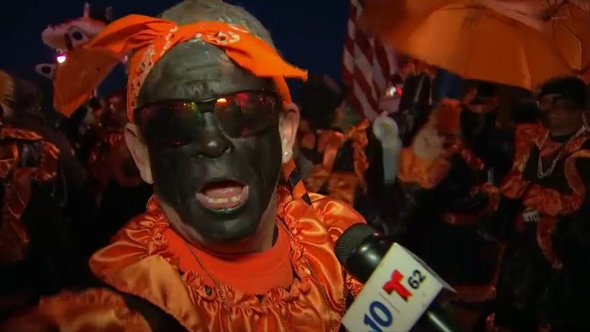 Kevin Hinkel, a Mummer with Froggy Carr wench brigade, defended himself after his blackface got his group kicked out of the parade competition on New Year’s Day 2020.