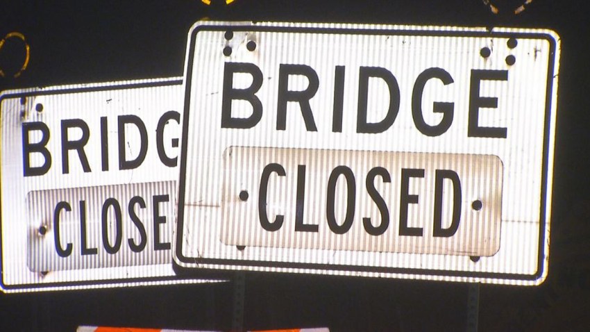 Bridge Closed Generic Bridge Street Sign