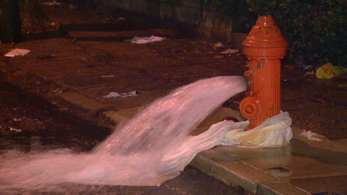 Broken Fire Hydrant Fixed After Spewing Water for Days NBC10 Philadelphia