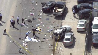 2 Killed 8 Hurt After Suv Lands On Car In Southwest Philadelphia Nbc10 Philadelphia