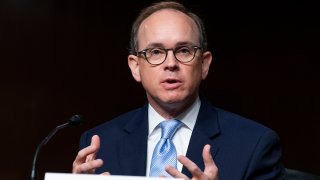 Cory Wilson, nominee for circuit judge for the Fifth Circuit Court of Appeals, testifies during his Senate Judiciary Committee confirmation hearing in Dirksen Building, May 20, 2020.