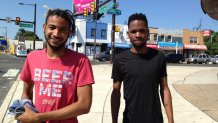 Calvin Baker and Denzel Smith voting story pic USE