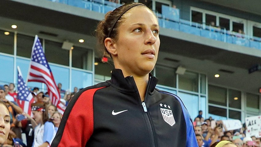 Carli Lloyd serious