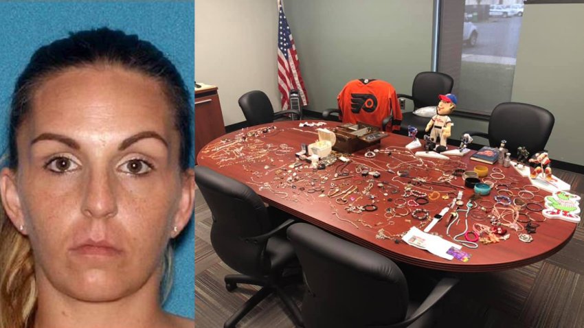 Casey Spila is accused of stealing sports memorabilia and jewelry from multiple New Jersey homes.