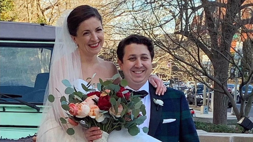 Danielle Geanacopoulos and Dan Pollock