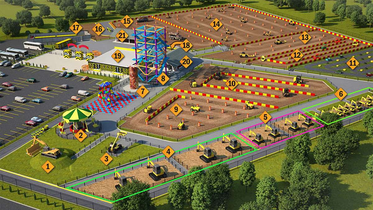 Construction Equipment Amusement Park Opens in NJ NBC10 Philadelphia