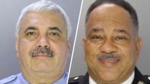 L to R: Sergeant Jose Novoa. Captain James Walker.